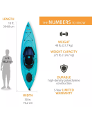 Lifetime Guster 10ft Sit-In Kayak