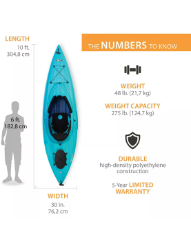 Lifetime Guster 10ft Sit-In Kayak Lifetime Guster 10ft Sit-In Kayak