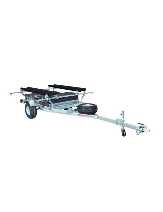 Malone MegaSport 2-Boat Bunk Style Trailer Set with Storage