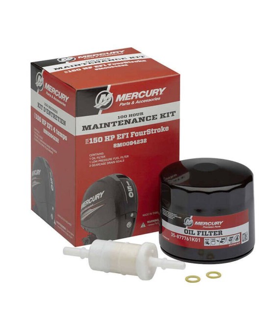 Mercury 100-Hour Engine Maintenance Kit - 8M0094232