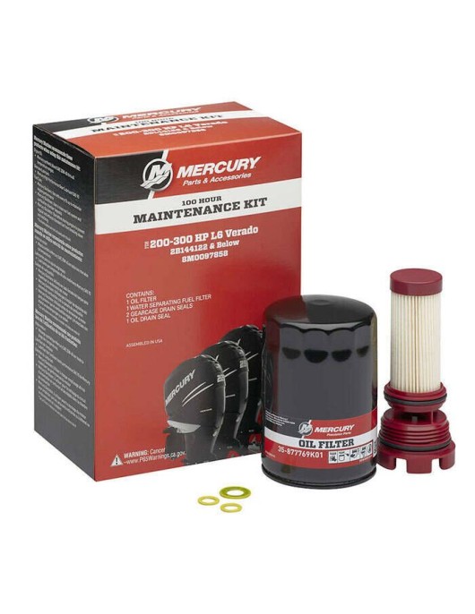 Mercury 100-Hour Engine Maintenance Kit - 8M0097858
