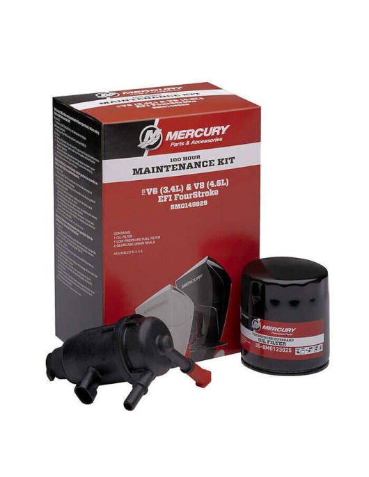 Mercury 100-Hour Engine Maintenance Kit - 8M0149929