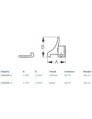 Sea-Dog Cabinet Door Elbow Catches - 222330-1