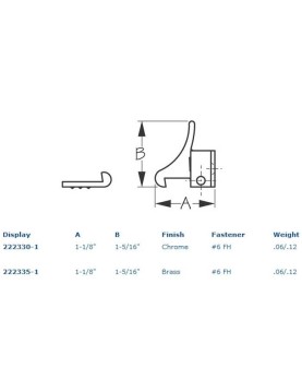 Sea-Dog Cabinet Door Elbow Catches - 222330-1 Sea-Dog Cabinet Door Elbow Catches - 222330-1