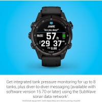 Garmin Descent Mk3i, Dive Computer and Multisport GPS Smartwatch, Air Integration, Black (51 mm)