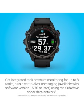 Garmin Descent Mk3i, Dive Computer and Multisport GPS Smartwatch, Air Integration, Black (43 mm) Garmin Descent Mk3i, Dive Computer and Multisport GPS Smartwatch, Air Integration, Black (43 mm)