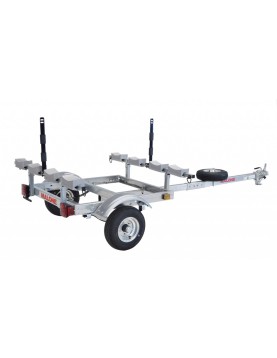 Malone XtraLight L-Rack 4-Kayak Trailer Package