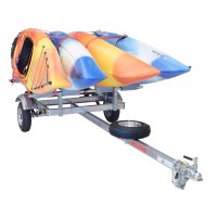 Malone XtraLight L-Rack 4-Kayak Trailer Package