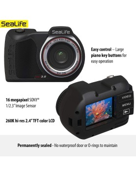 SeaLife Micro 3.0 Camera 64GB 16MP 4K Camera
